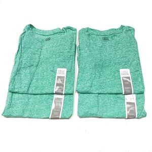 NWT Boys S 6/6X Green Short Sleeve T-Shirt 100% Cotton Falls Creek Lot Of 4